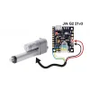 מנוע לינארי DC 12V, דגם LD , תנועה 300mm, 15kgf, 4.4cm/s - משוב