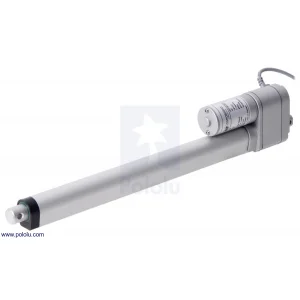 מנוע לינארי DC 12V, דגם LD , תנועה 300mm, 15kgf, 4.4cm/s - משוב