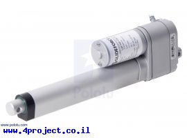 תמונה של מוצר מנוע לינארי DC 12V, דגם LD , תנועה 150mm, 25kgf, 2.8cm/s - משוב