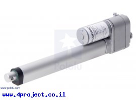 תמונה של מוצר מנוע לינארי DC 12V, דגם LD , תנועה 200mm, 25kgf, 2.8cm/s - משוב