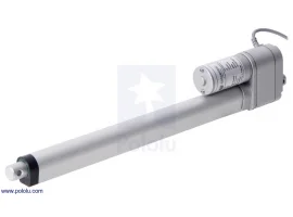 תמונה של מוצר מנוע לינארי DC 12V, דגם LD , תנועה 300mm, 50kgf, 1.5cm/s - משוב