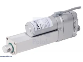 תמונה של מוצר מנוע לינארי DC 12V, דגם MD , תנועה 100mm, 100kgf, 1.5cm/s - משוב