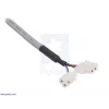 מנוע לינארי DC 12V, דגם MD , תנועה 150mm, 100kgf, 1.5cm/s - משוב