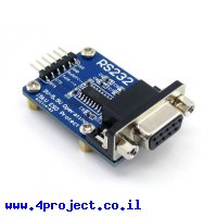 מתאם RS232 לרמות TTL - רכיב SP3232 עם מחבר DB9