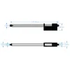 מנוע לינארי DC 12V, דגם LD , תנועה 200mm, 5kgf, 4.6cm/s