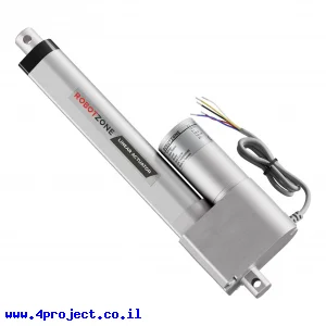 מנוע לינארי DC 12V, דגם HD , תנועה 150mm, 15kgf, 4.3cm/s - משוב