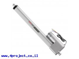 תמונה של מוצר מנוע לינארי DC 12V, דגם HD , תנועה 300mm, 50.8kgf, 1.5cm/s - משוב