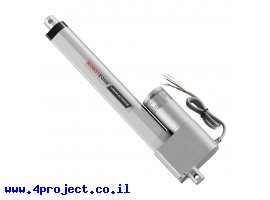 תמונה של מוצר מנוע לינארי DC 12V, דגם HD , תנועה 200mm, 50.8kgf, 1.5cm/s - משוב