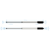 מנוע לינארי Servo, דגם LD, תנועה 140mm, 20kgf, 8mm/s