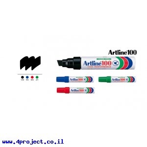 טוש לא מחיק 100 Artline (ארטליין) - כחול