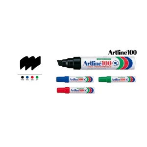 טוש לא מחיק 100 Artline (ארטליין) - שחור