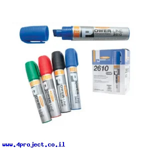 טוש לא מחיק ג'מבו 100 LinePlus (ליין פלוס) דגם 2610 - אדום