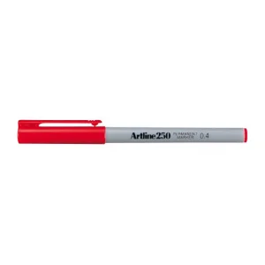 טוש לא מחיק 250 Artline (ארטליין) - אדום