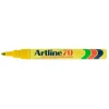 טוש לא מחיק 70 Artline (ארטליין) ראש עגול - צהוב