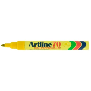 טוש לא מחיק 70 Artline (ארטליין) ראש עגול - צהוב