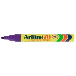 טוש לא מחיק 70 Artline (ארטליין) ראש עגול - סגול