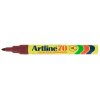 טוש לא מחיק 70 Artline (ארטליין) ראש עגול - חום