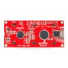 LCD טקסט 16x2, כתב RGB על רקע שחור, 3.3V, ממשק טורי