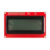 LCD טקסט 20x4, כתב שחור על RGB רקע, 3.3V, ממשק טורי