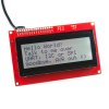 LCD טקסט 20x4, כתב שחור על RGB רקע, 3.3V, ממשק טורי