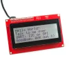 LCD טקסט 20x4, כתב שחור על RGB רקע, 3.3V, ממשק טורי