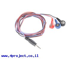 תמונה של מוצר כבל אלקטרודות לחיישן MyoWare
