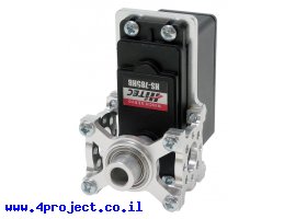תמונה של מוצר מחזיק מנוע ServoBlock™ למנועי סרוו בגודל 1/4 עם ציר C1-24T - ציר ישר