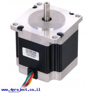 מנוע צעד 200 צעדים, NEMA 23, 3.6V/2A