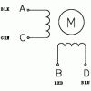 מנוע צעד 200 צעדים, NEMA 23, 2.5V/2.8A