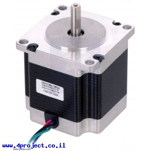 מנוע צעד 200 צעדים, NEMA 23, 2.5V/2.8A