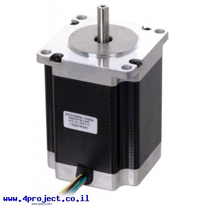 מנוע צעד 200 צעדים, NEMA 23, 8.6V/1A
