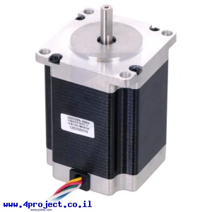 מנוע צעד 200 צעדים, NEMA 23, 4.5V/2A