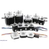 מנוע צעד 200 צעדים, NEMA 23, 3.2V/2.8A