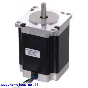 מנוע צעד 200 צעדים, NEMA 23, 3.2V/2.8A
