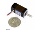 תמונה של מוצר מנוע צעד 200 צעדים, 14x30 מ"מ, 6.3V/0.3A - ציר אחד