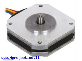 תמונה של מוצר מנוע צעד שטוח, 200 צעדים, NEMA 17, 3.5V/1A