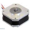 מנוע צעד שטוח, 200 צעדים, NEMA 17, 5.4V/1A