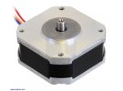 תמונה של מוצר מנוע צעד שטוח, 200 צעדים, NEMA 17, 5.4V/1A