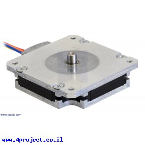 מנוע צעד שטוח, 200 צעדים, 50x11 מ"מ, 4.5V/1A