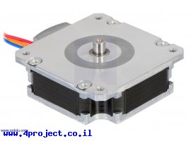 תמונה של מוצר מנוע צעד שטוח, 200 צעדים, 50x16 מ"מ, 5.9V/1A