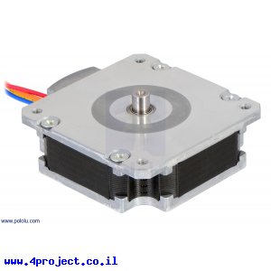 מנוע צעד שטוח, 200 צעדים, 50x16 מ"מ, 5.9V/1A