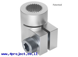 תמונה של מוצר מצמד קשיח למנוע סרוו ציר 3F - ציר 1/4" (6.35 מ"מ) מתהדק