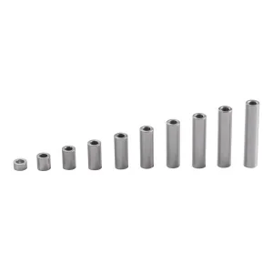 ספייסר אלומינום 0.140/0.250" - אורך 1.00" (25.4 מ"מ) - חבילה של 4
