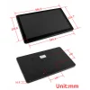 מסך קיבולי LCD 15.6" IPS 1920x1080, מסגרת, זכוכית מגן, רמקול, ממשק HDMI, מגע USB