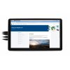 מסך קיבולי LCD 15.6" IPS 1920x1080, מסגרת, זכוכית מגן, רמקול, ממשק HDMI, מגע USB
