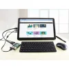 מסך קיבולי LCD 15.6" IPS 1920x1080, מסגרת, זכוכית מגן, רמקול, ממשק HDMI, מגע USB