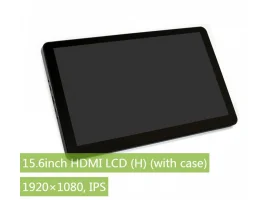 תמונה של מוצר מסך קיבולי LCD 15.6" IPS 1920x1080, מסגרת, זכוכית מגן, רמקול, ממשק HDMI, מגע USB