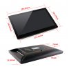 מסך קיבולי LCD 11.6" IPS 1920x1080, מסגרת, זכוכית מגן, רמקול, ממשק HDMI, מגע USB