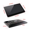 מסך קיבולי LCD 11.6" IPS 1920x1080, מסגרת, זכוכית מגן, רמקול, ממשק HDMI, מגע USB