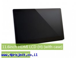תמונה של מוצר מסך קיבולי LCD 11.6" IPS 1920x1080, מסגרת, זכוכית מגן, רמקול, ממשק HDMI, מגע USB